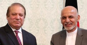 Nawaz Sharif (left) and Ashraf Ghani (right)